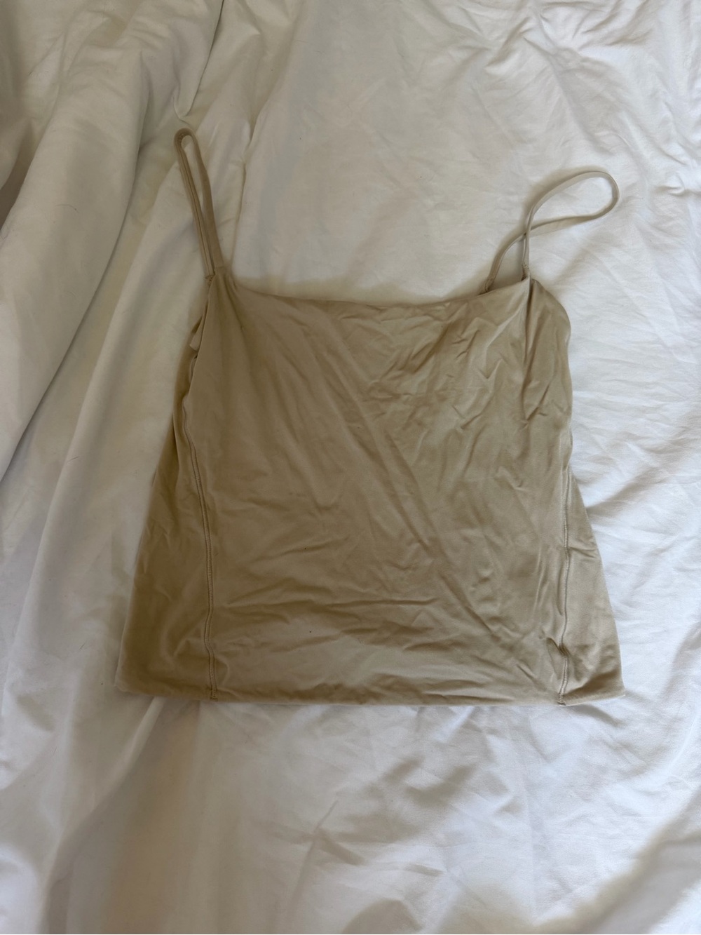 lululemon athletica Neutral Beige Spaghetti Strap Camisole